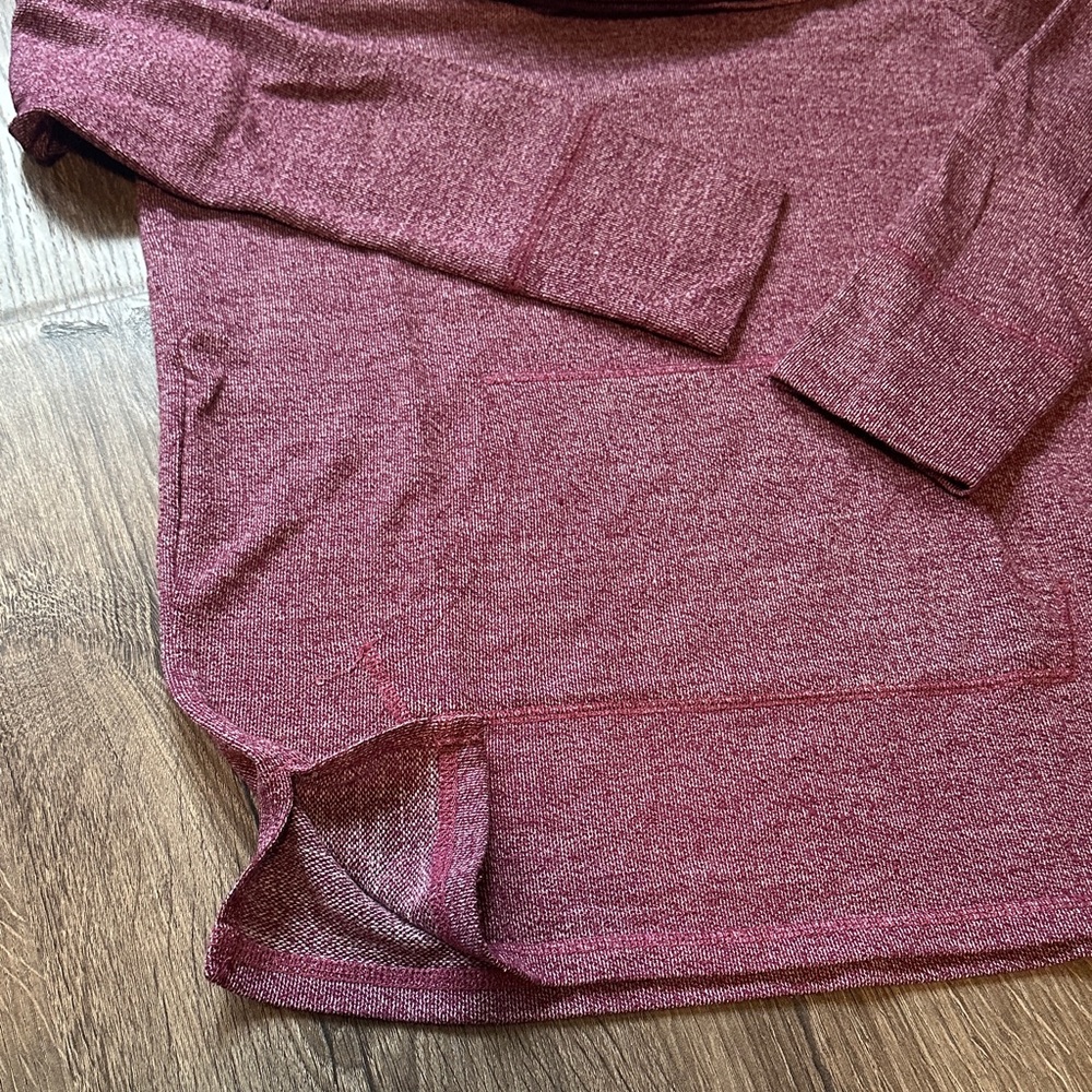 Sonoma Burgundy Cowl Neck Sweatshirt - Picture 4 of 4